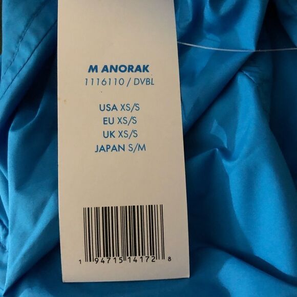 Hoka One One Anorak Lightweight Jacket Shell All Gender Blue Sz S - Picture 5 of 6
